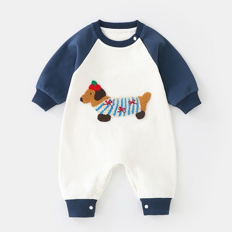 Baby Clothing Logo - Unisex-Baby-Einteiler-Strampler-Kleidung für Frühling/Herbst, Jungen und Mädchen,