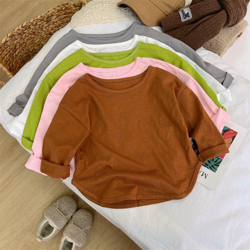 Baby Clothing Made In Usa - Langärmliges Kinder-T-Shirt aus reiner Baumwolle, Herbst,