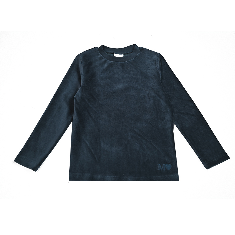Baby Clothing Logo - Kinderhemd Dunkelblau für Jungen und Mädchen