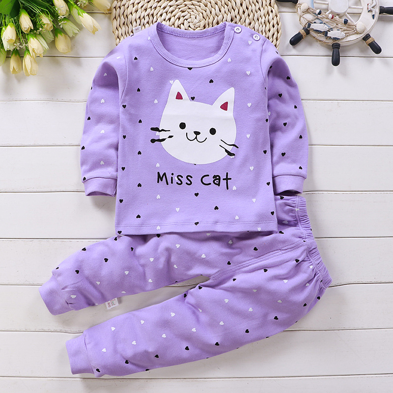 Baby Clothing For Sleep - Herbst Nachtwäsche Pyjamas Für Mädchen Jungen