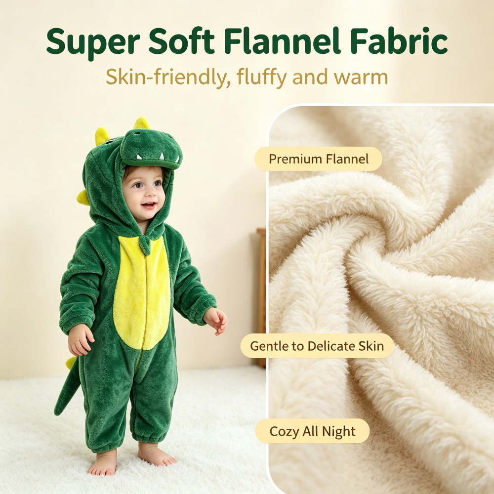 Kleinkind Tier-Cosplay-Overall – Baby Sleep Suit Bewertung und Preis