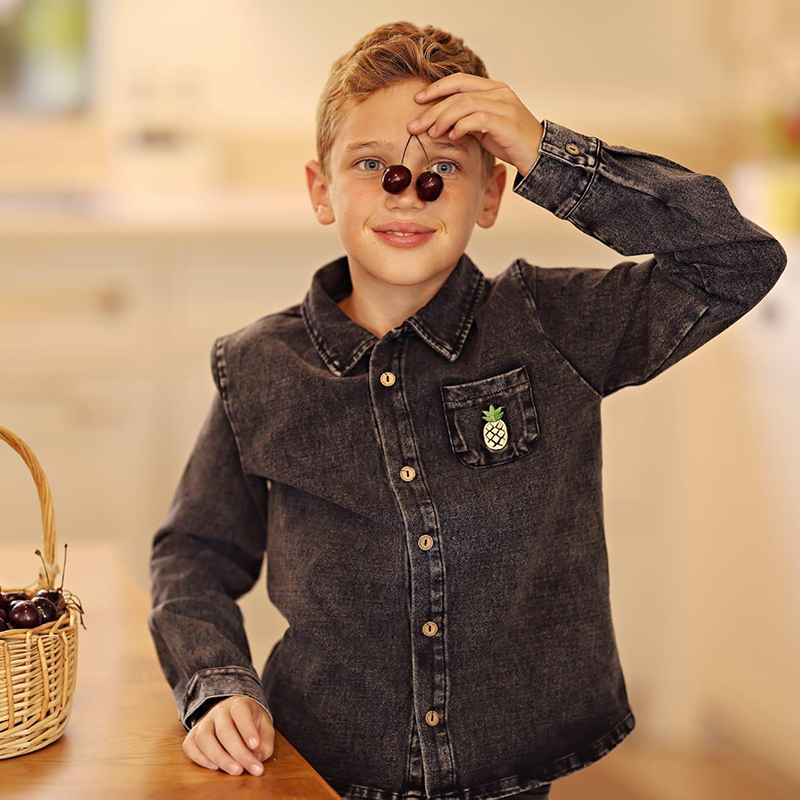 Denim Schwarz Familien-Matchin – Baby Clothing Logo Bewertung und Preis